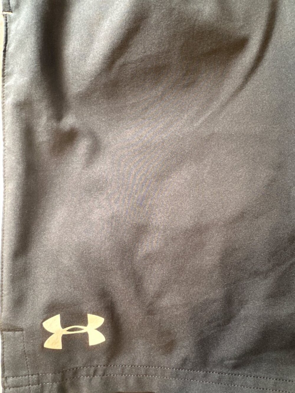 Under Armour Mens 2XL Black Loose-Fit Athletic Shorts Polyester Elastic Waistban - Picture 4 of 5